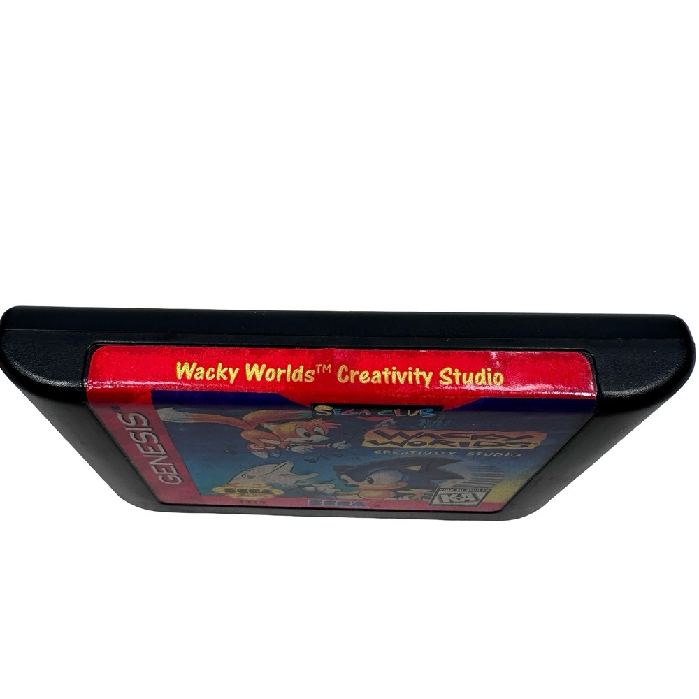 Wacky Worlds Creativity Studio Sega Genesis Game Cartridge Video Game - Picture 3 of 5